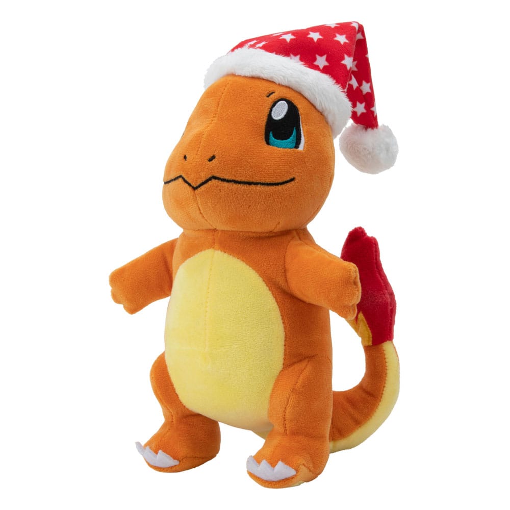Pokémon Plüschfigur Winter Glumanda mit Weihnachtsmütze 20 cm - Preorder - ETA: 08.11.2025