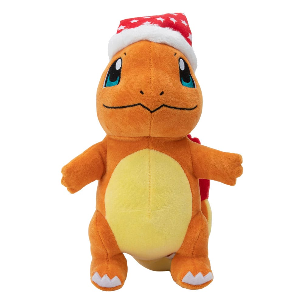 Pokémon Plüschfigur Winter Glumanda mit Weihnachtsmütze 20 cm - Preorder - ETA: 08.11.2025