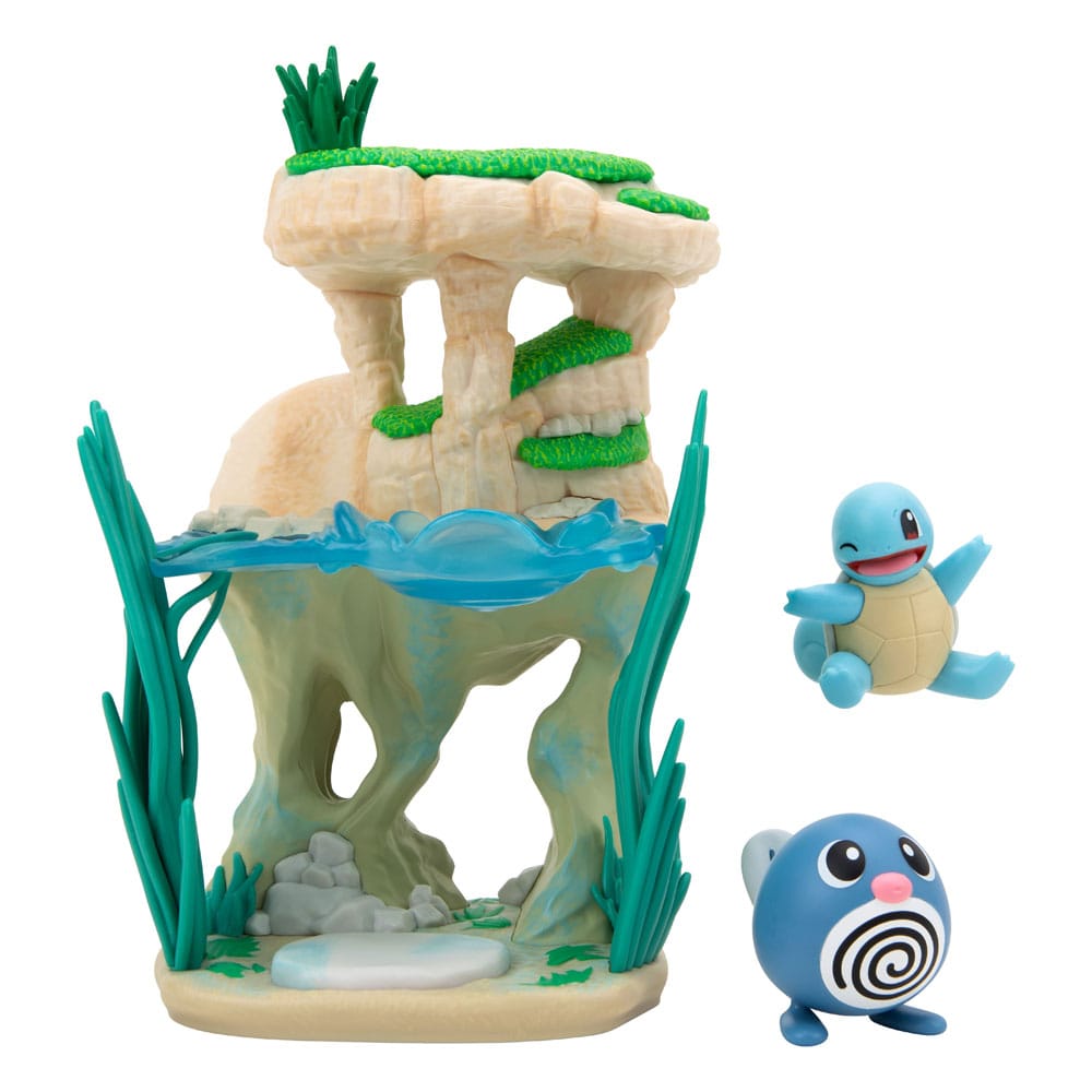 Pokémon Environment Set Seeufer & Quapsel & Schiggy 5 cm - Preorder - ETA: 09.12.2025