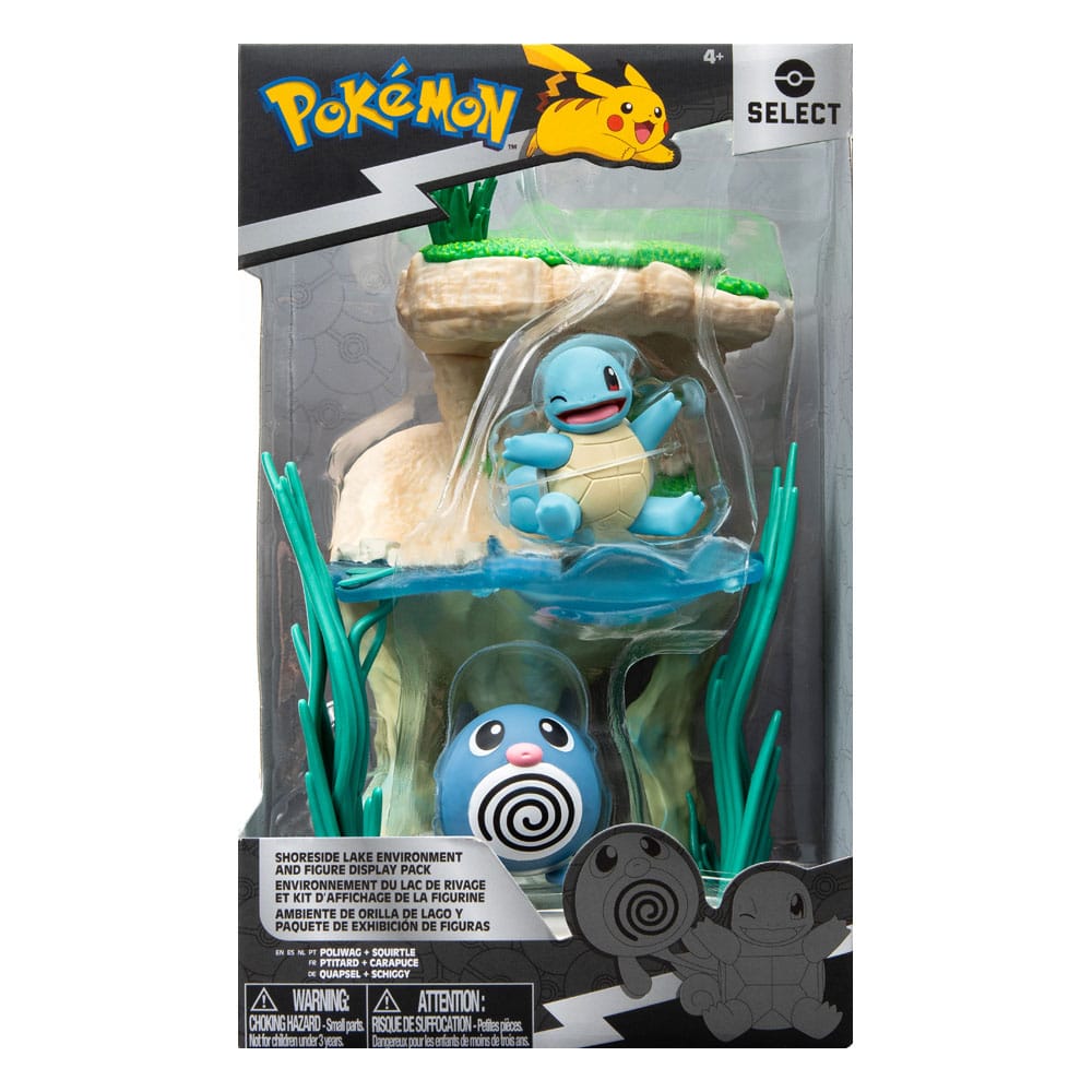 Pokémon Environment Set Seeufer & Quapsel & Schiggy 5 cm - Preorder - ETA: 09.12.2025