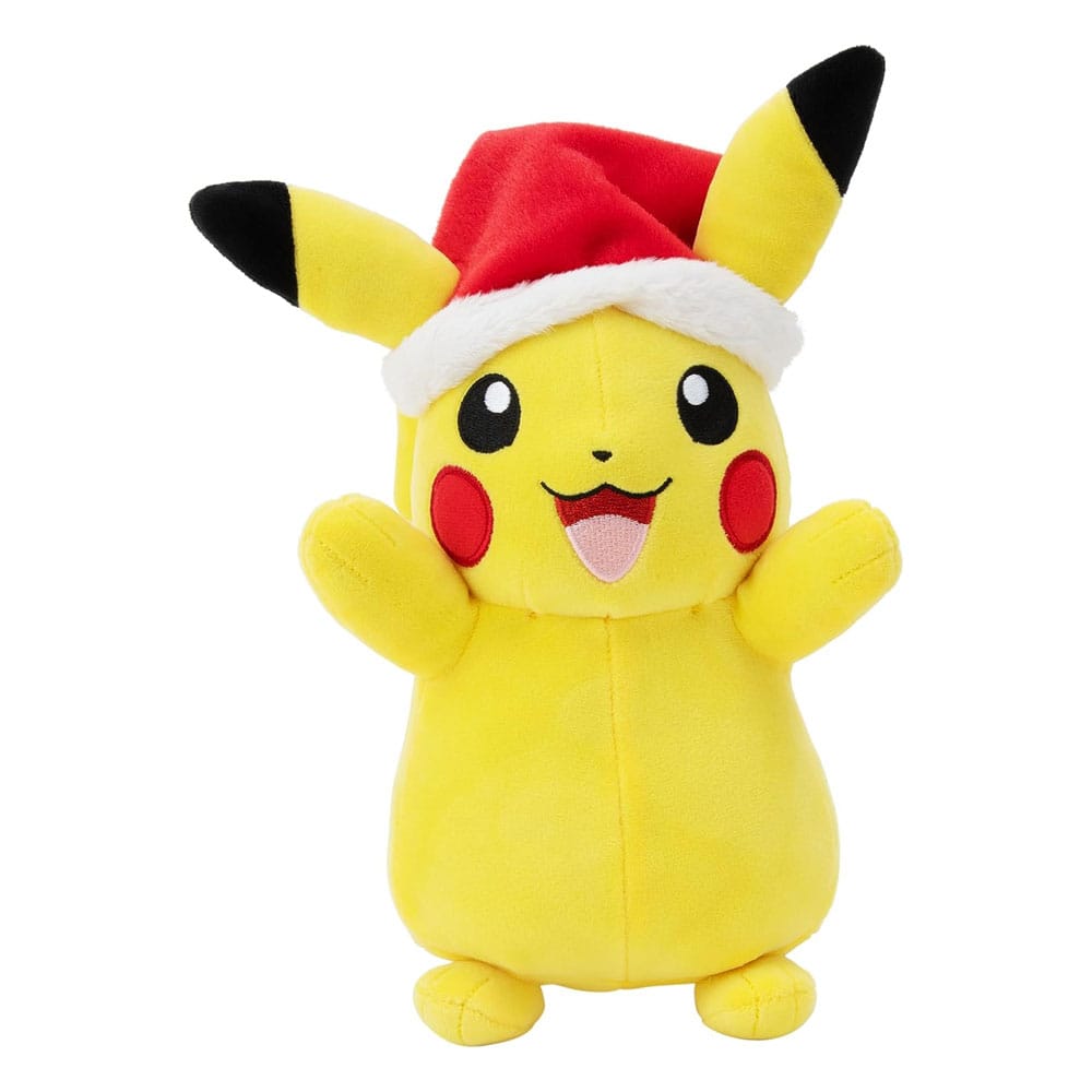 Pokémon Plüschfigur Winter Pikachu mit Weihnachtsmütze 20 cm - Preorder - ETA: 08.11.2025