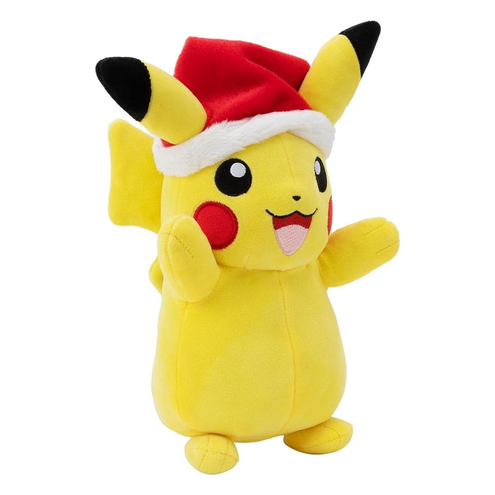Pokémon Plüschfigur Winter Pikachu mit Weihnachtsmütze 20 cm - Preorder - ETA: 08.11.2025
