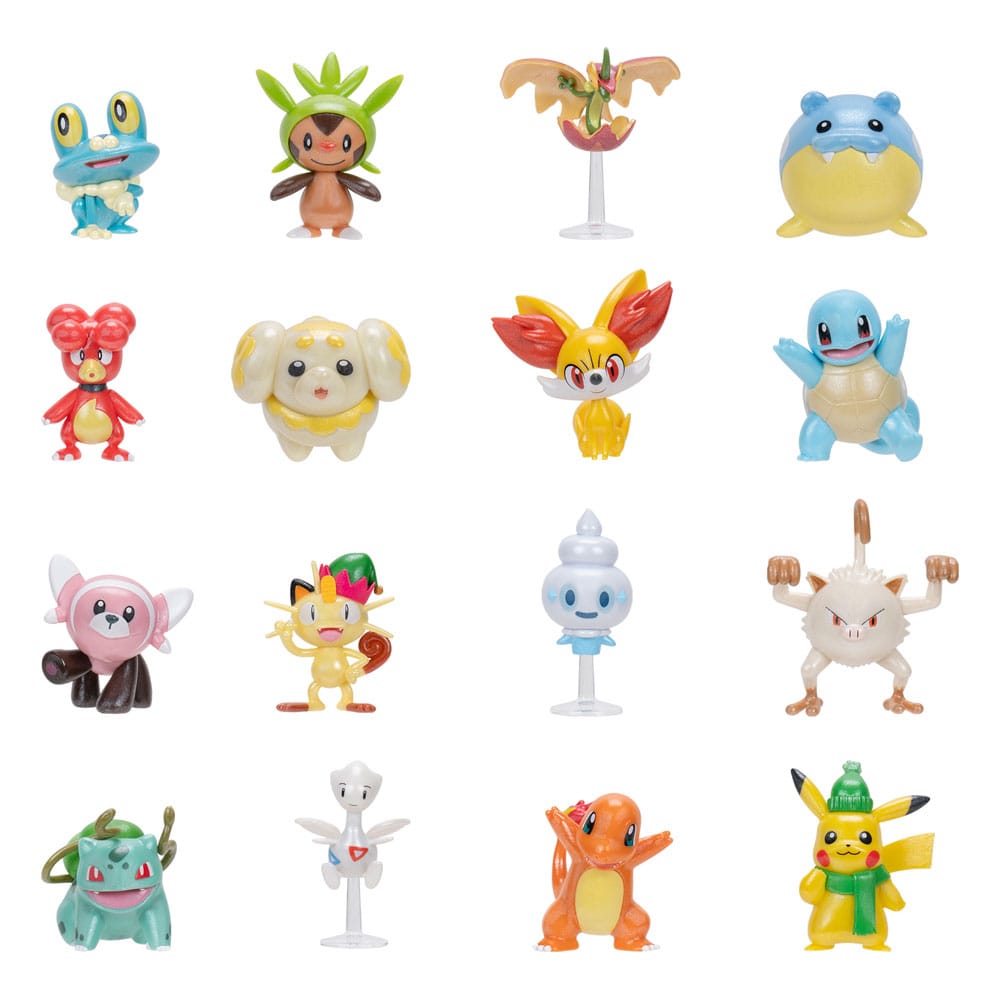 Pokémon Battle Figures Adventskalender Holiday 2024 *Version DE/FR/NL* - Versand: 5-7 Tage nach Bestellung