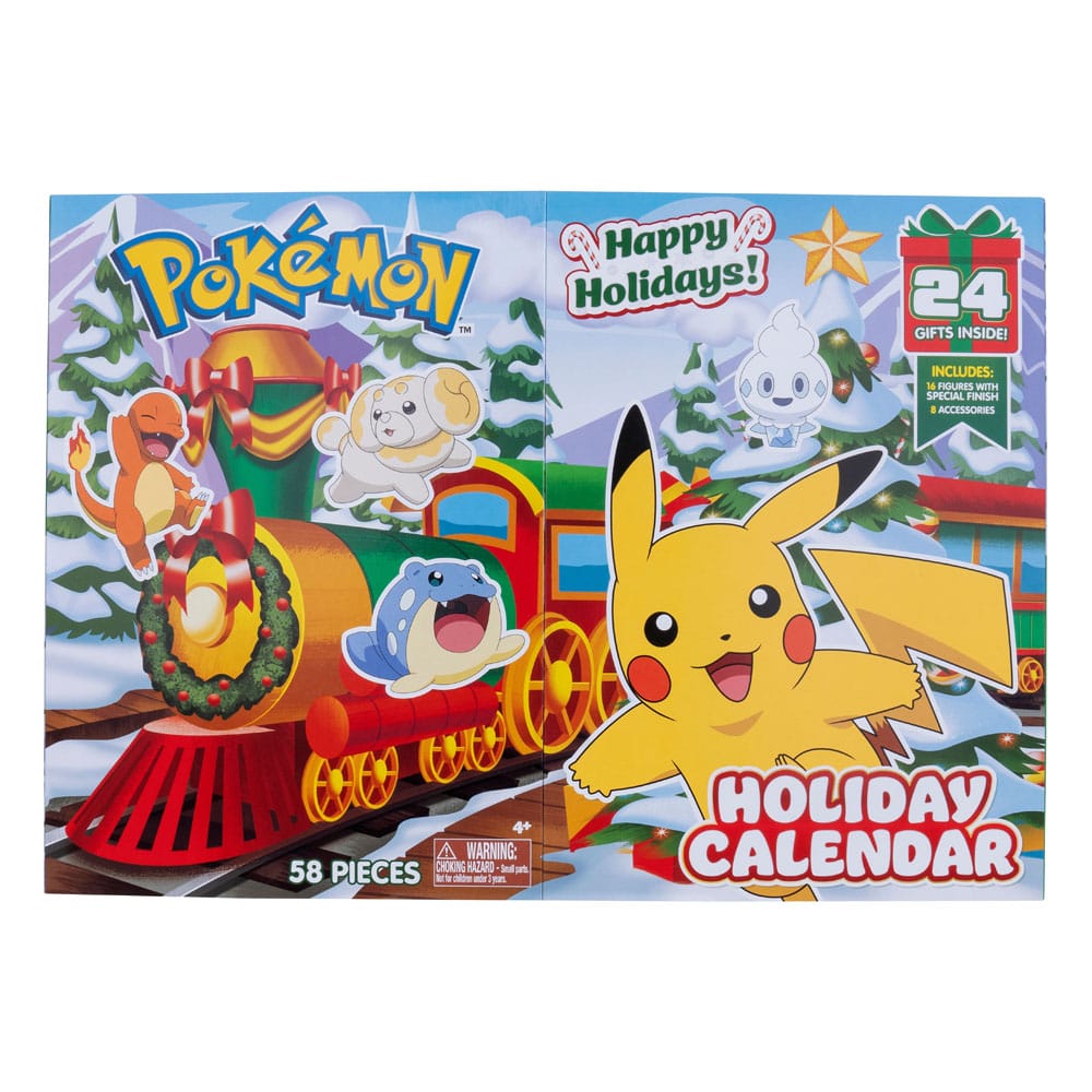 Pokémon Battle Figures Adventskalender Holiday 2024 *Version DE/FR/NL* - Versand: 5-7 Tage nach Bestellung