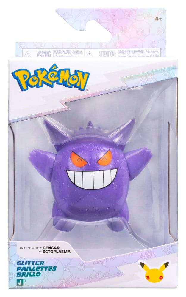 Pokémon Battle Figure Actionfigur Gengar (30th Anniversary Glitter) 8 cm - Versand: 7 Tage nach Bestellung