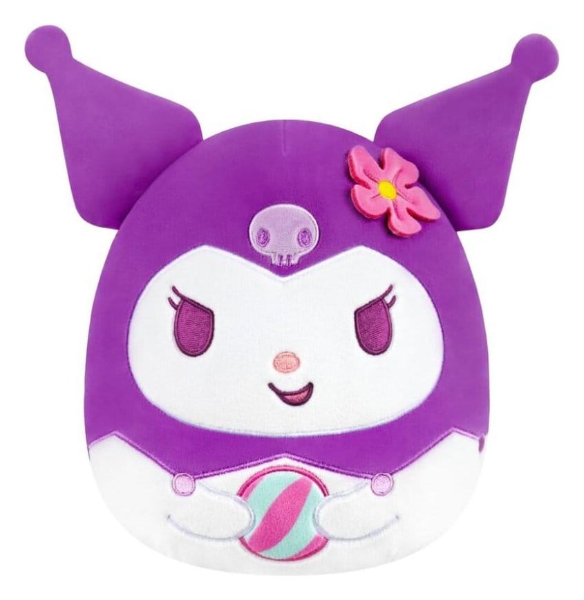 Sanrio Squishmallow Plüschfigur Hello Kitty and Friends Seize the Moment Kuromi Beachball 20 cm - Versand: 7 Tage nach Bestellung