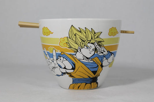 Dragon Ball Z Ramen-Schüssel mit Stäbchen Goku 473 ml - Versand: 5-7 Tage nach Bestellung