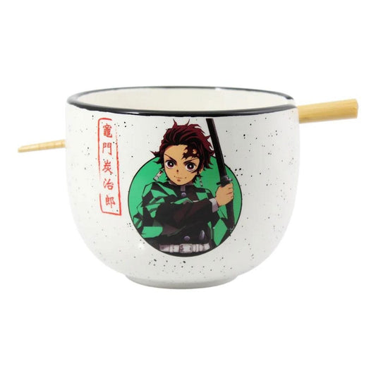 Demon Slayer Ramen-Schüssel mit Stäbchen Tanjiro 414 ml - Versand: 5-7 Tage nach Bestellung