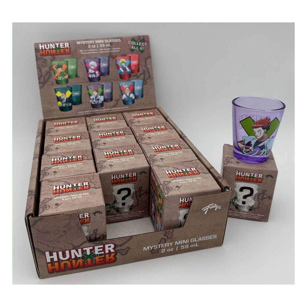 Hunter x Hunter Schnapsgläser Blind Box (12) 59 ml - Preorder - ETA: 25.09.2025