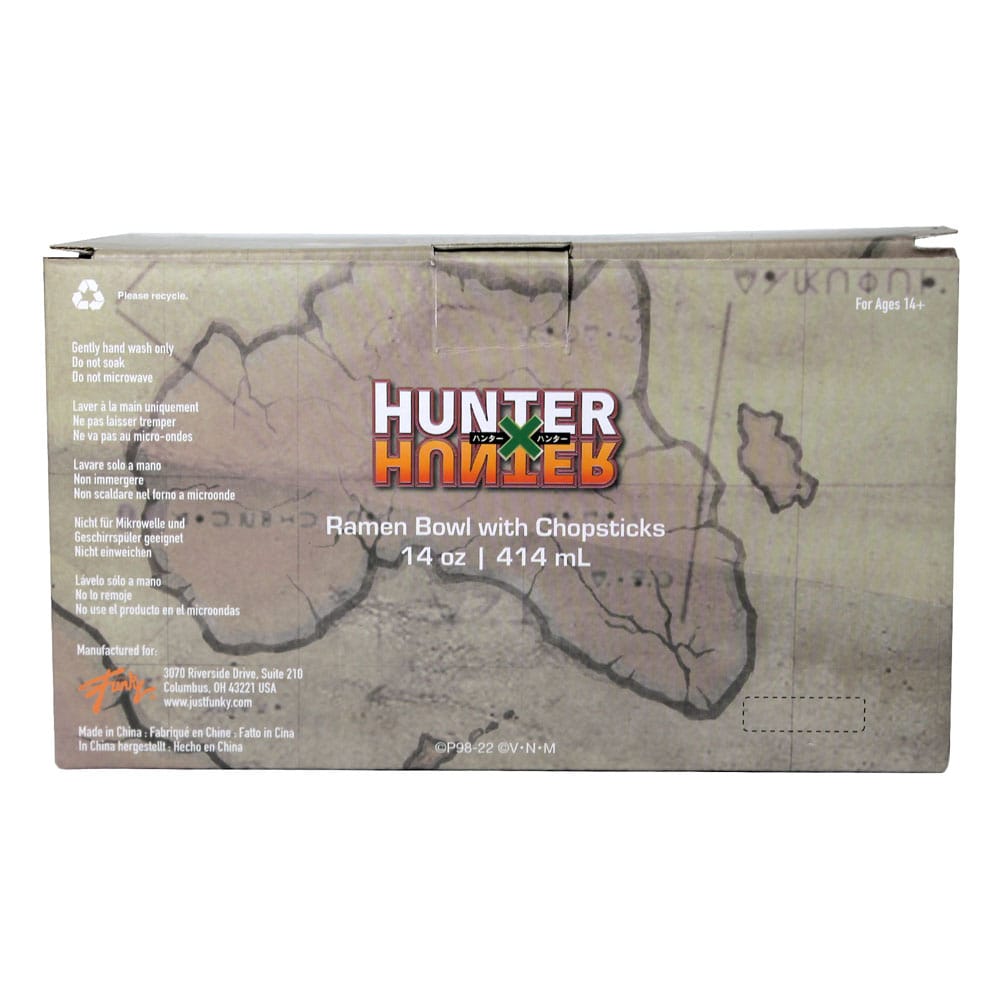 Hunter x Hunter Ramen-Schüssel mit Stäbchen 414 ml - Preorder - ETA: 25.09.2025