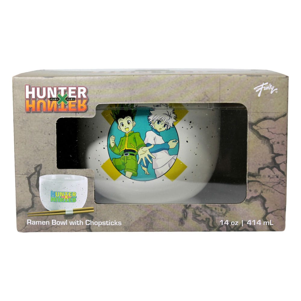 Hunter x Hunter Ramen-Schüssel mit Stäbchen 414 ml - Preorder - ETA: 25.09.2025
