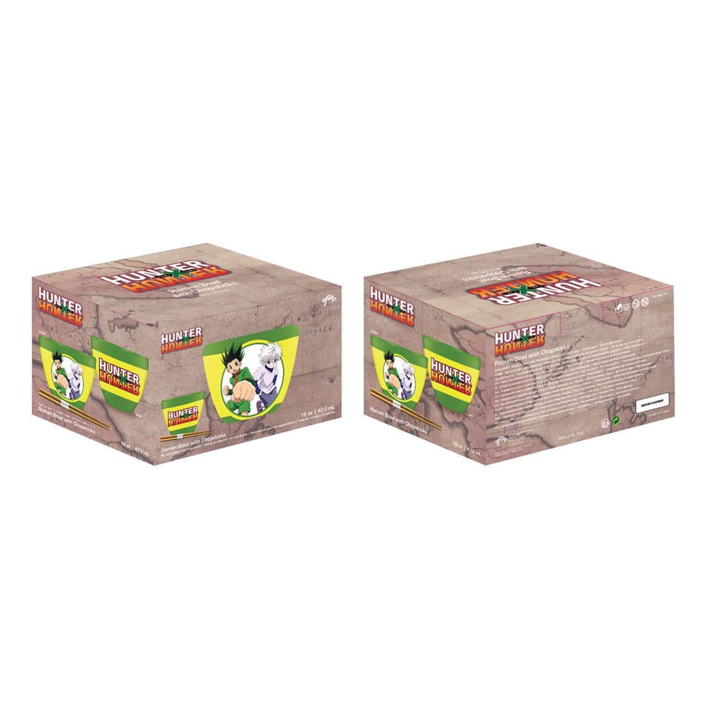 Hunter x Hunter Ramen-Schüssel mit Stäbchen Logo 473 ml - Preorder - ETA: 25.09.2025