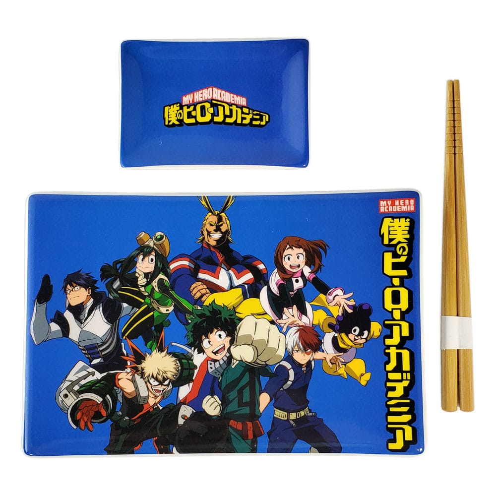 My Hero Academia Keramik Sushi Set mit Essstäbchen Classe 1-A - Preorder - ETA: 25.09.2025