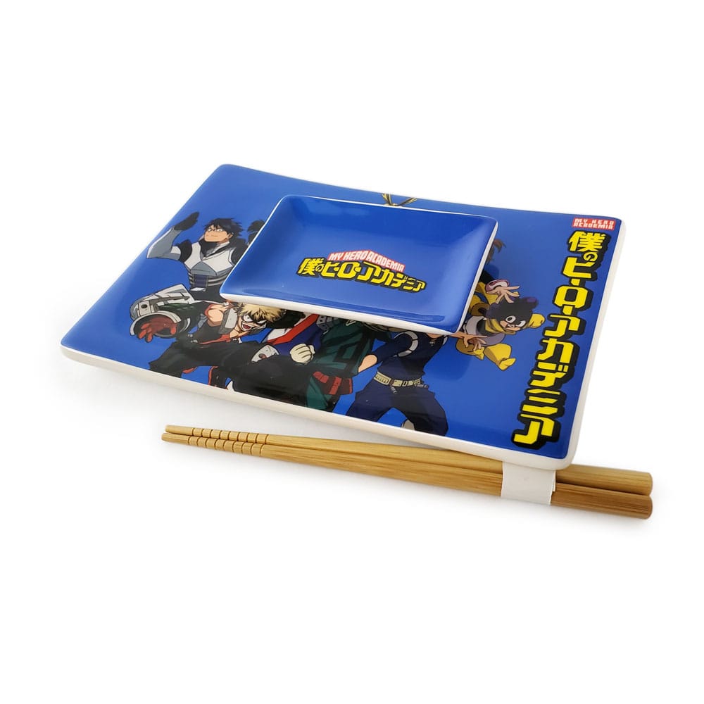 My Hero Academia Keramik Sushi Set mit Essstäbchen Classe 1-A - Preorder - ETA: 25.09.2025