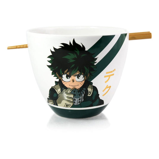 My Hero Academia Ramen-Schüssel mit Stäbchen Izuku Midoriya 473 ml - Versand: 5-7 Tage nach Bestellung