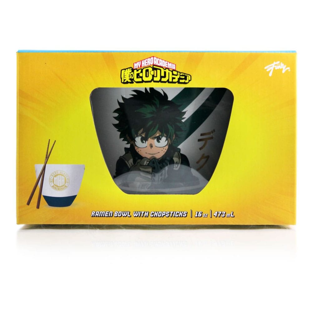 My Hero Academia Ramen-Schüssel mit Stäbchen Izuku Midoriya 473 ml - Preorder - ETA: 25.09.2025