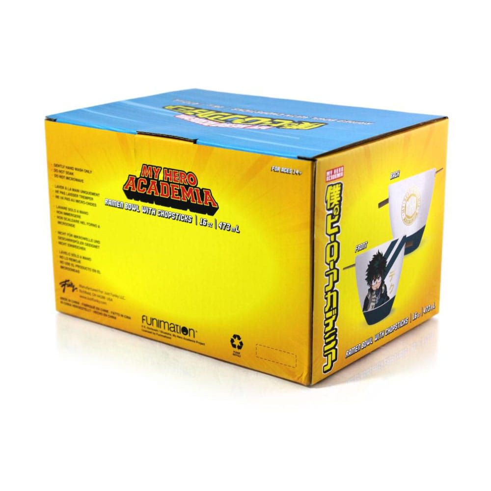 My Hero Academia Ramen-Schüssel mit Stäbchen Izuku Midoriya 473 ml - Preorder - ETA: 25.09.2025