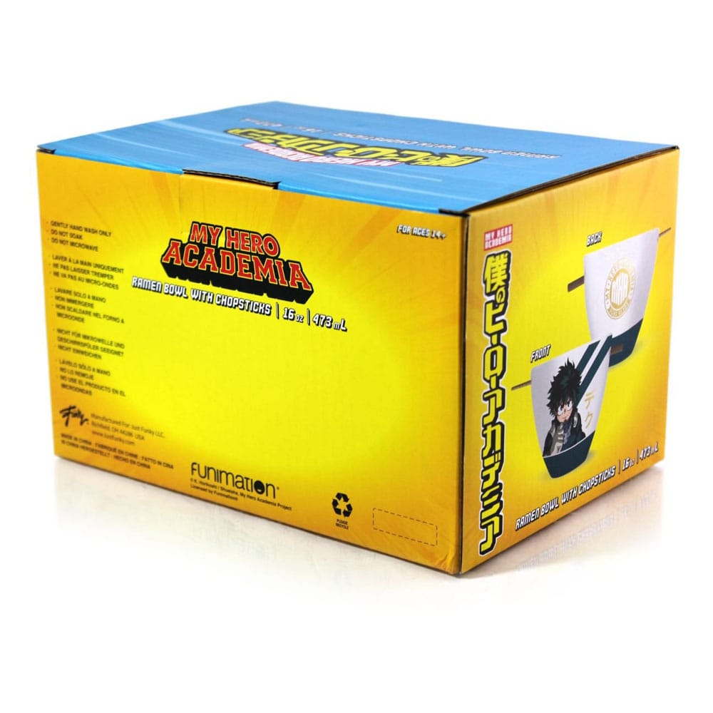 My Hero Academia Ramen-Schüssel mit Stäbchen Izuku Midoriya 473 ml - Preorder - ETA: 25.09.2025