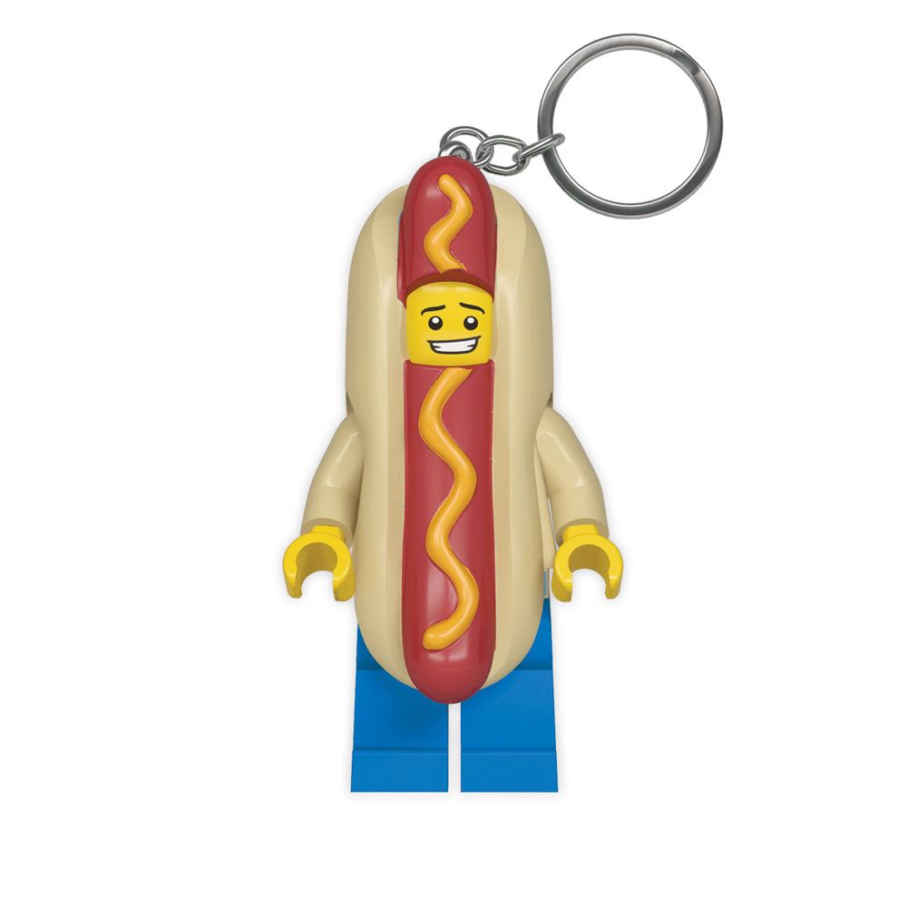 LEGO Classic Schlüsselanhänger mit Leuchtfunktion Hot Dog 8 cm   - Versand: 5-7 Tage nach Bestellung