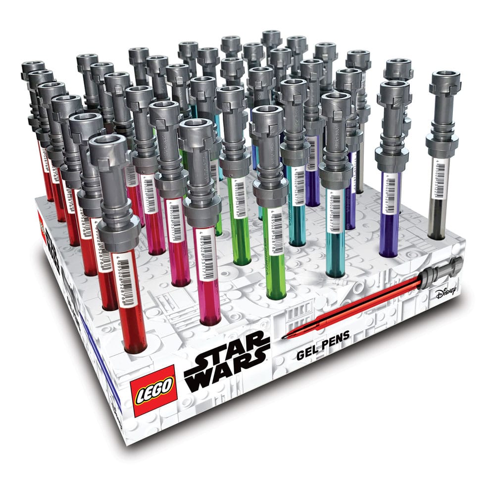 LEGO Star Wars Gelstifte Lichtschwert Display (36) - Versand: 7 Tage nach Bestellung
