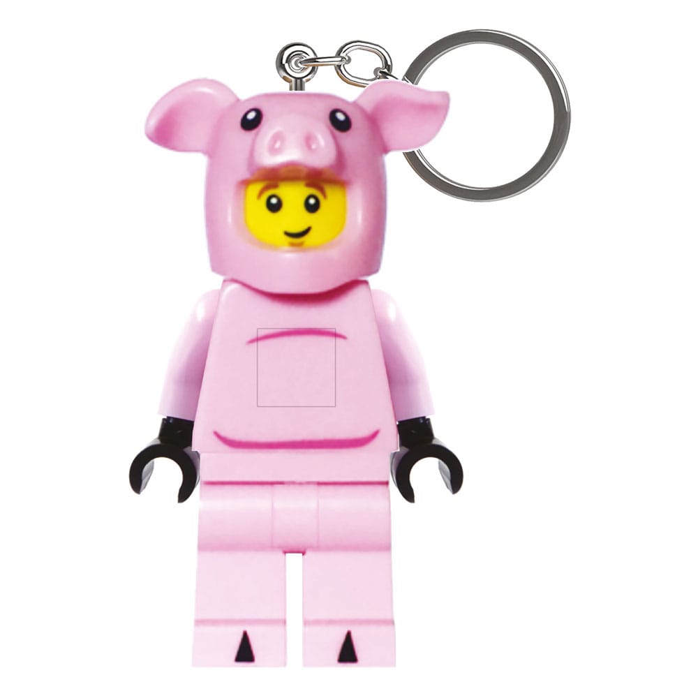 LEGO Minifigures Schlüsselanhänger mit Leuchtfunktion Piggy Guy 8 cm - Versand: 7 Tage nach Bestellung