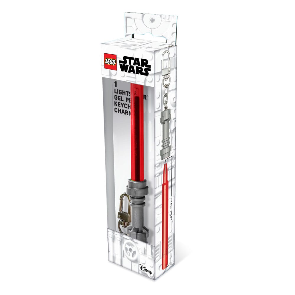 LEGO Star Wars Gelstift mit Clip Rot - Versand: 7 Tage nach Bestellung