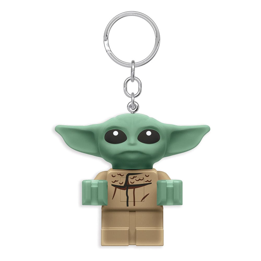 LEGO Star Wars The Mandalorian Schlüsselanhänger mit Leuchtfunktion Grogu 8 cm - Versand: 5-7 Tage nach Bestellung