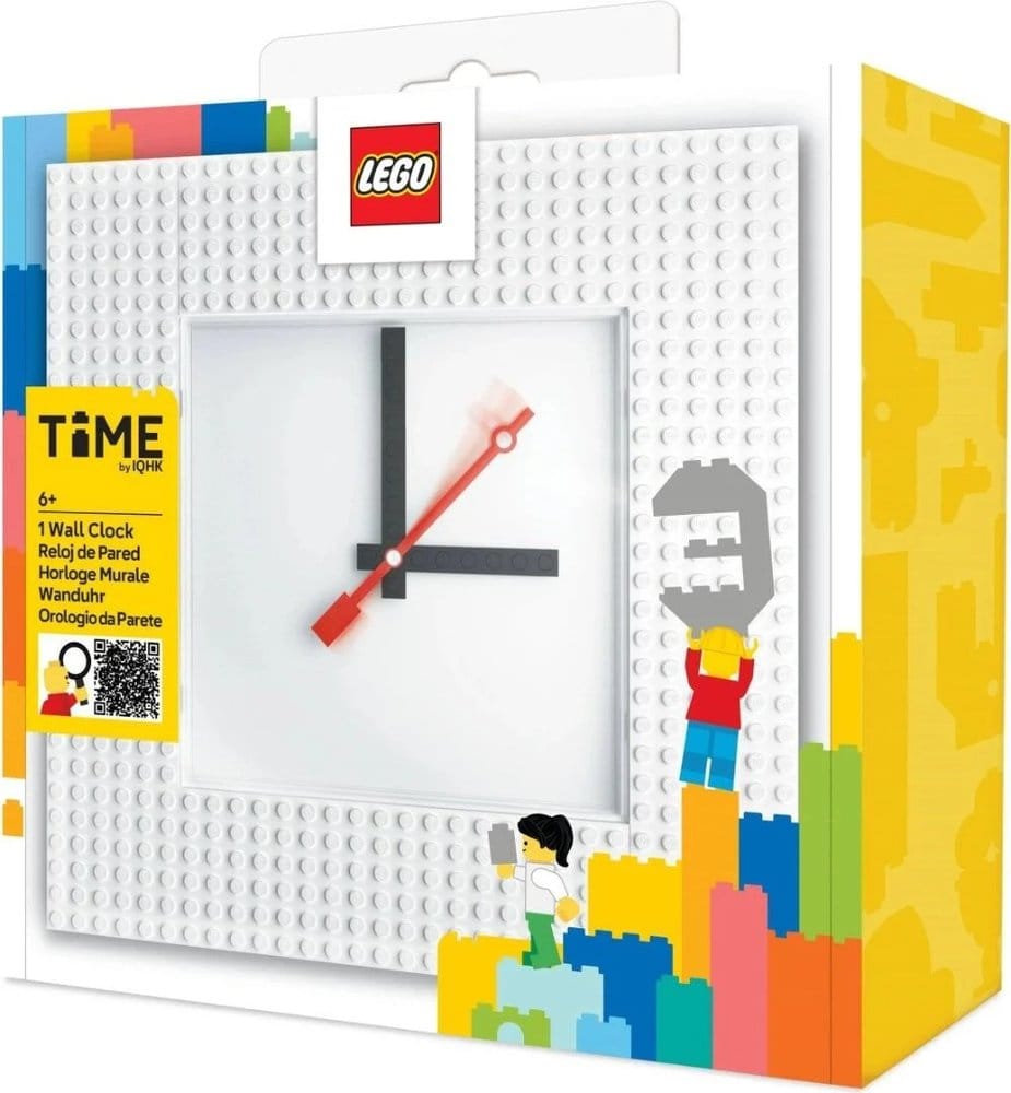 Lego Wanduhr Time by IQHK Weiß - Preorder - ETA: 25.09.2026
