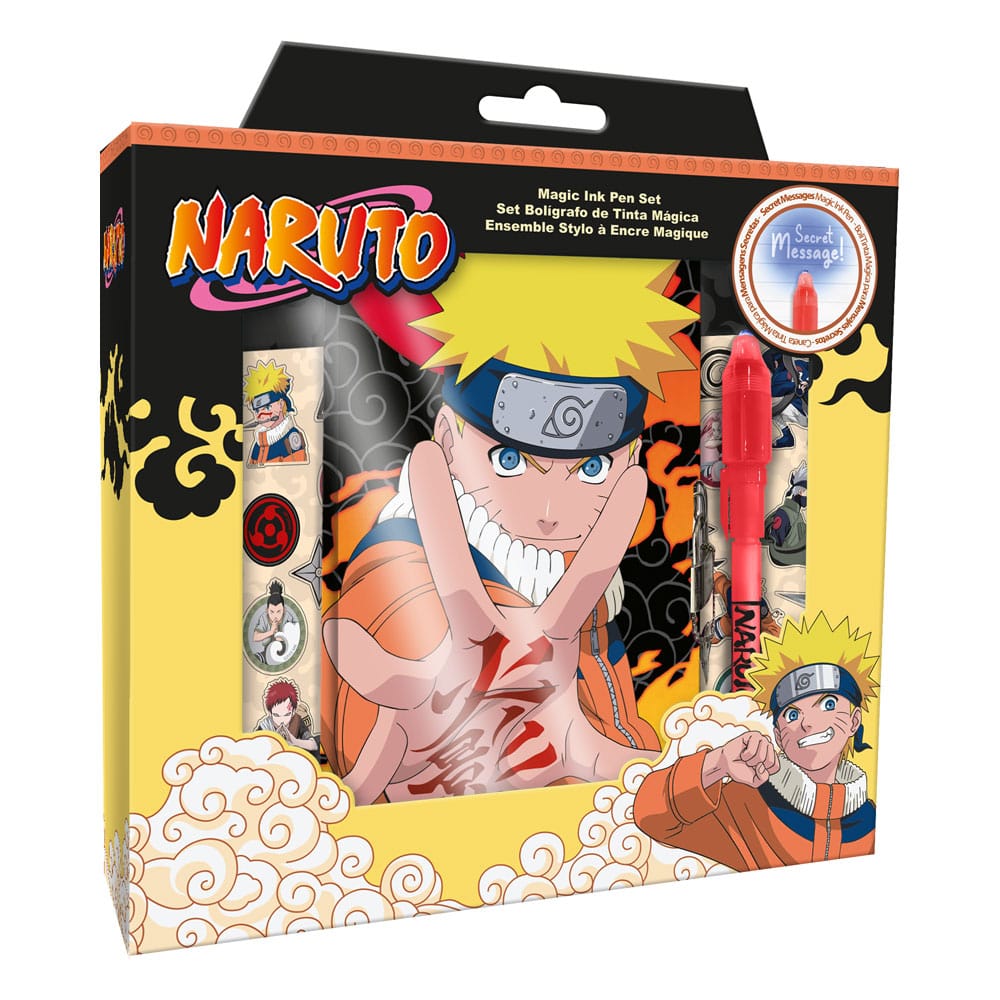 Naruto Tagebuch Set mit Schloss - Preorder - ETA: 09.10.2025