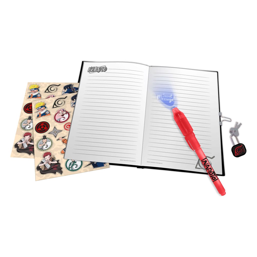 Naruto Tagebuch Set mit Schloss - Preorder - ETA: 09.10.2025