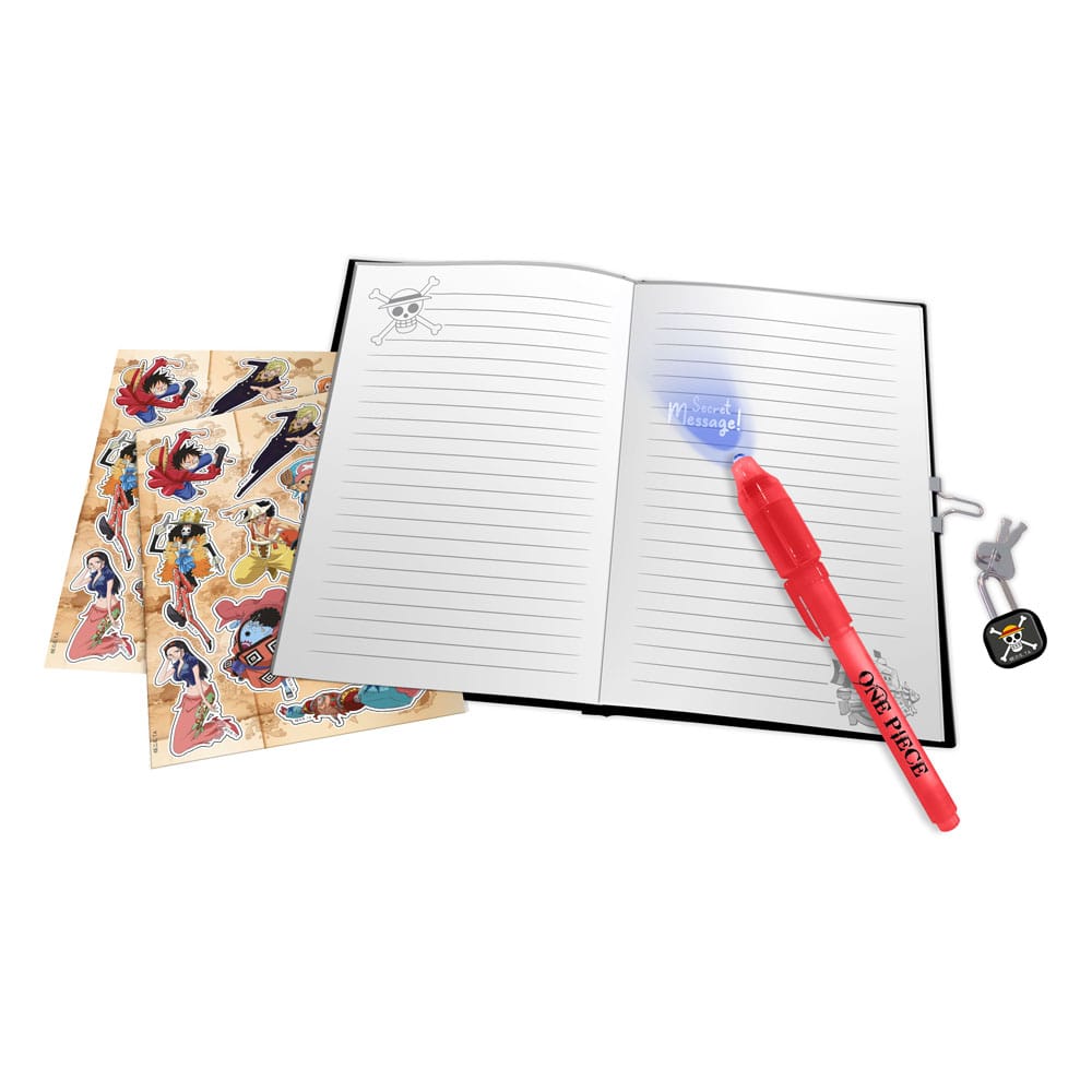 One Piece Tagebuch Set mit Schloss - Preorder - ETA: 08.09.2025