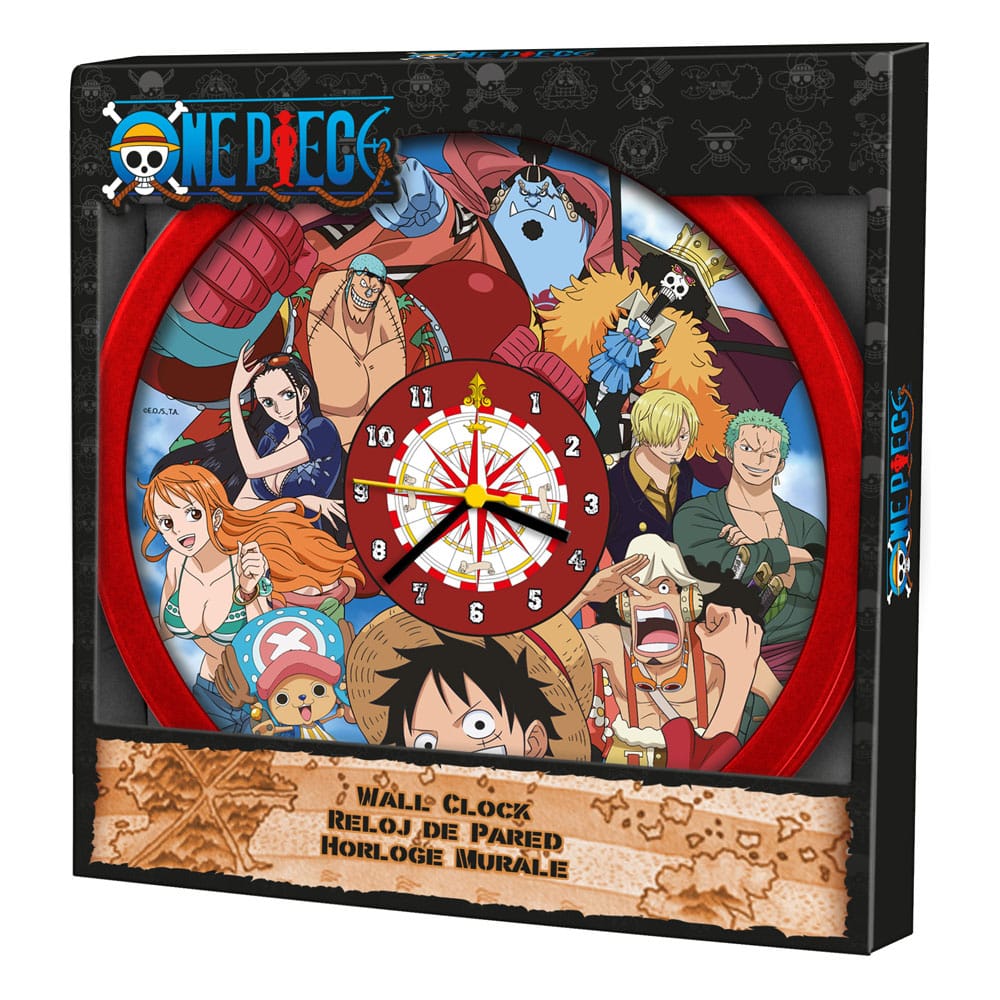 One Piece Wanduhr - Versand: 5-7 Tage nach Bestellung