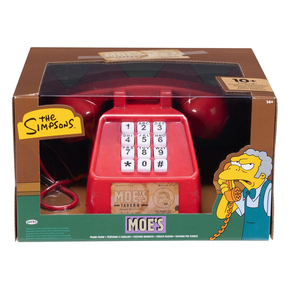 Simpsons Roleplay-Replik Moe's Prank Phone *Englische Version* - Versand: 5-7 Tage nach Bestellung