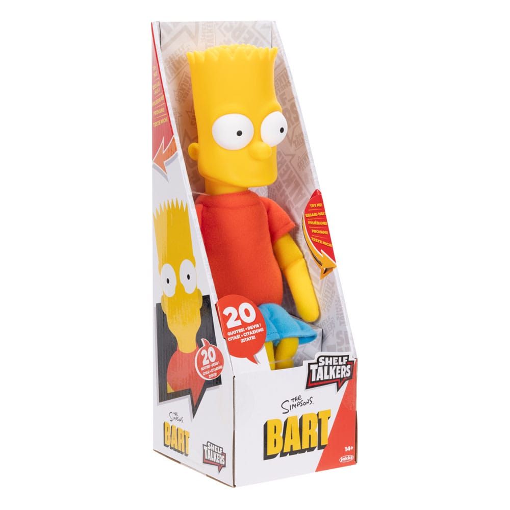 Simpsons Plüschfigur sprechend Bart 33 cm *Englische Version* - Versand: 5-7 Tage nach Bestellung