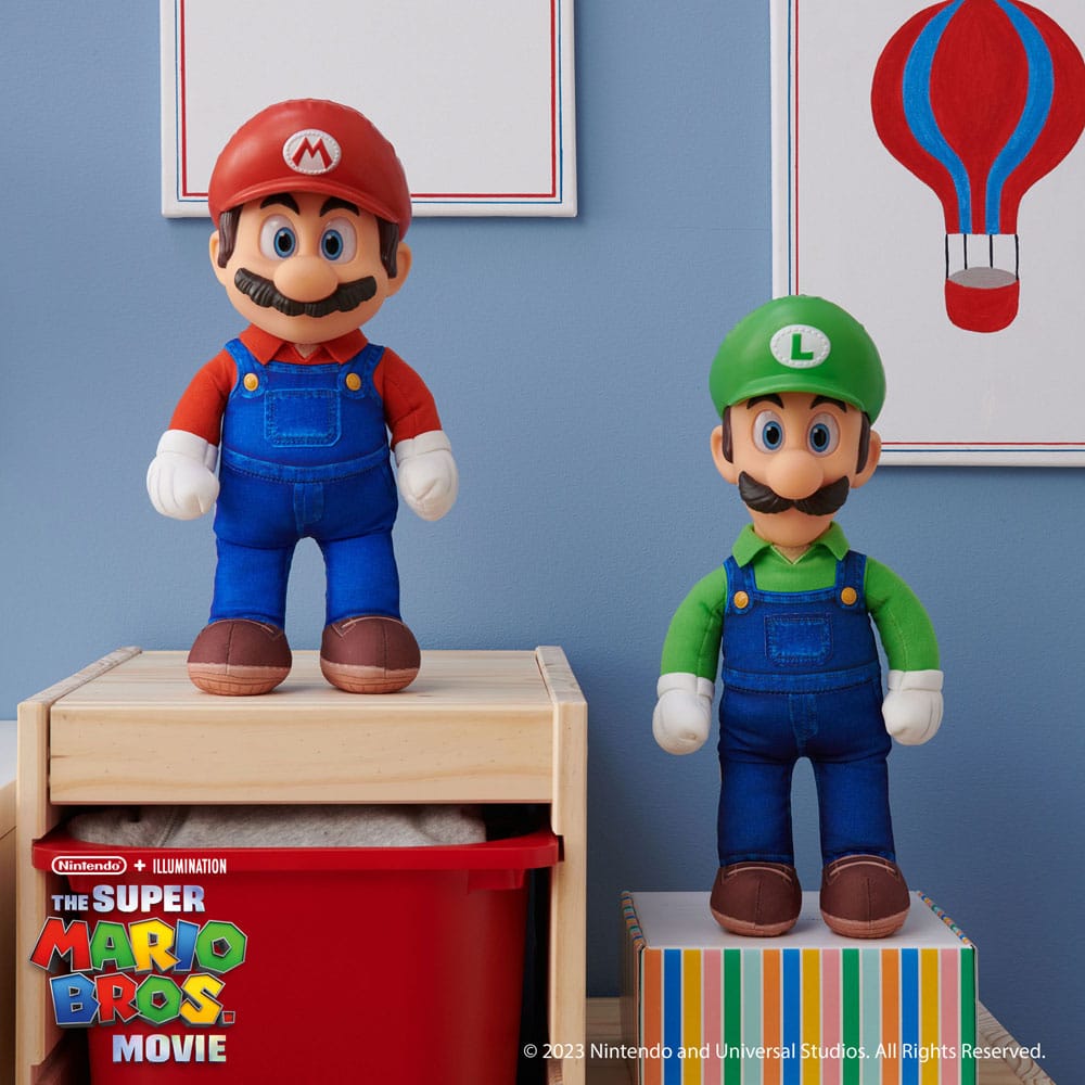 Der Super Mario Bros. Film Plüschfigur Luigi 30 cm - Versand: 5-7 Tage nach Bestellung