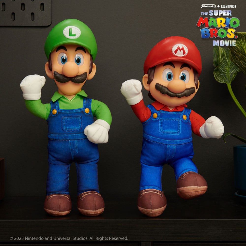 Der Super Mario Bros. Film Plüschfigur Luigi 30 cm - Versand: 5-7 Tage nach Bestellung