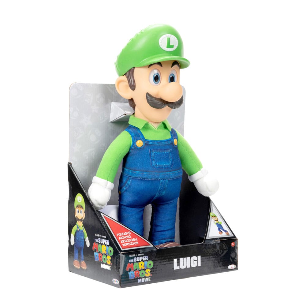 Der Super Mario Bros. Film Plüschfigur Luigi 30 cm - Versand: 5-7 Tage nach Bestellung