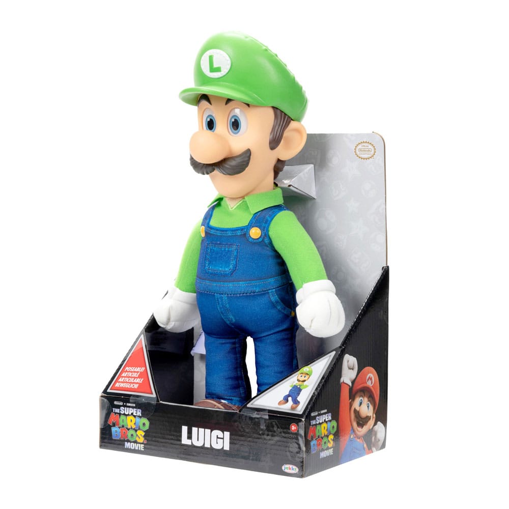 Der Super Mario Bros. Film Plüschfigur Luigi 30 cm - Versand: 5-7 Tage nach Bestellung