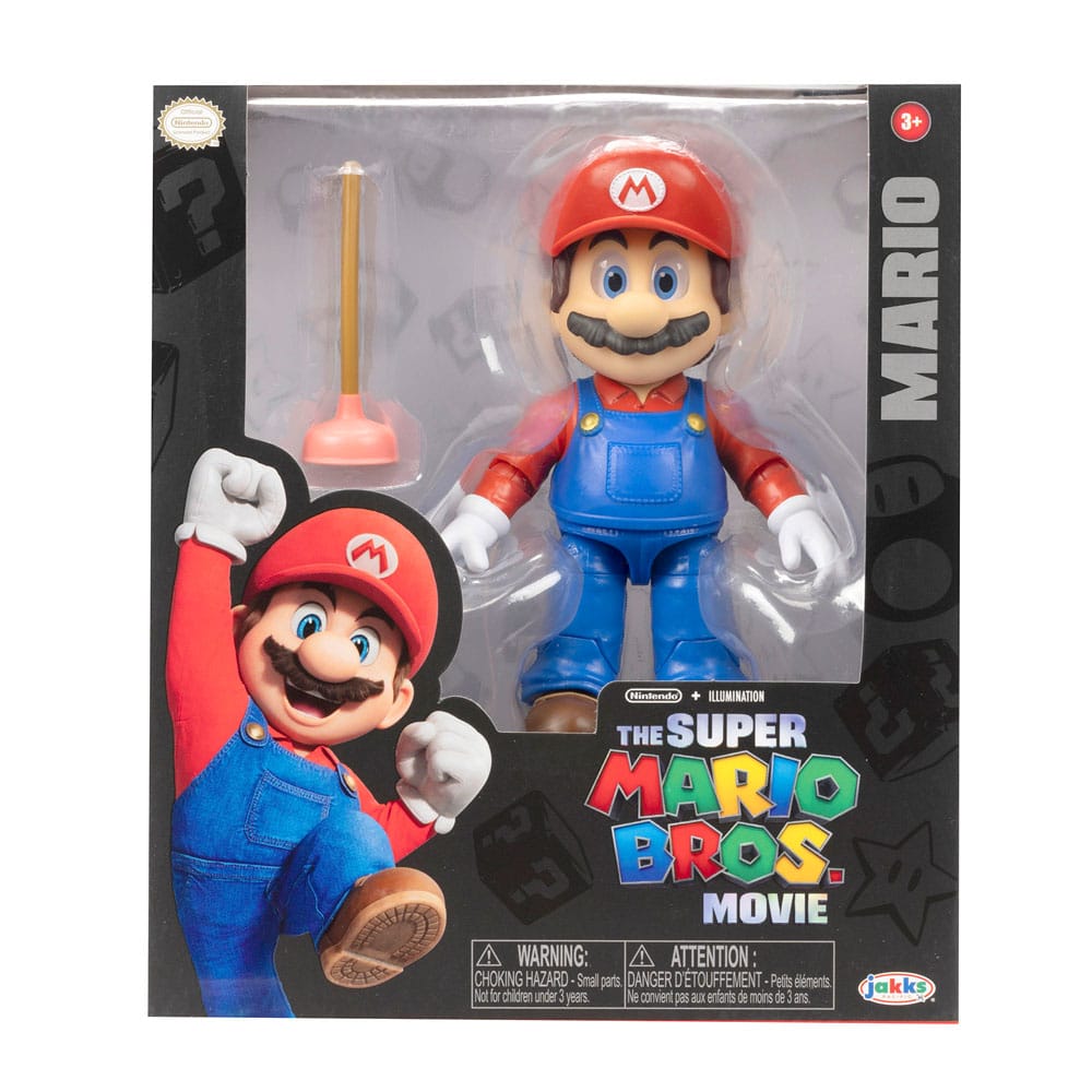 Der Super Mario Bros. Film Actionfigur Mario 13 cm - Versand: 5-7 Tage nach Bestellung