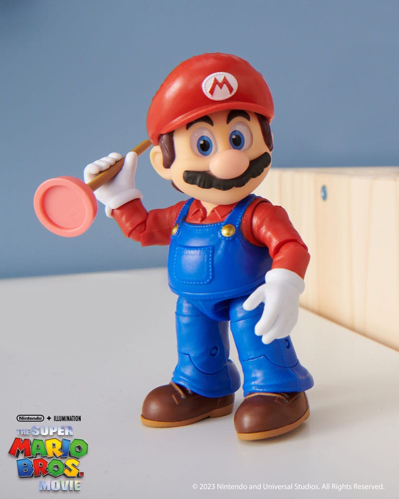 Der Super Mario Bros. Film Actionfigur Mario 13 cm - Versand: 5-7 Tage nach Bestellung