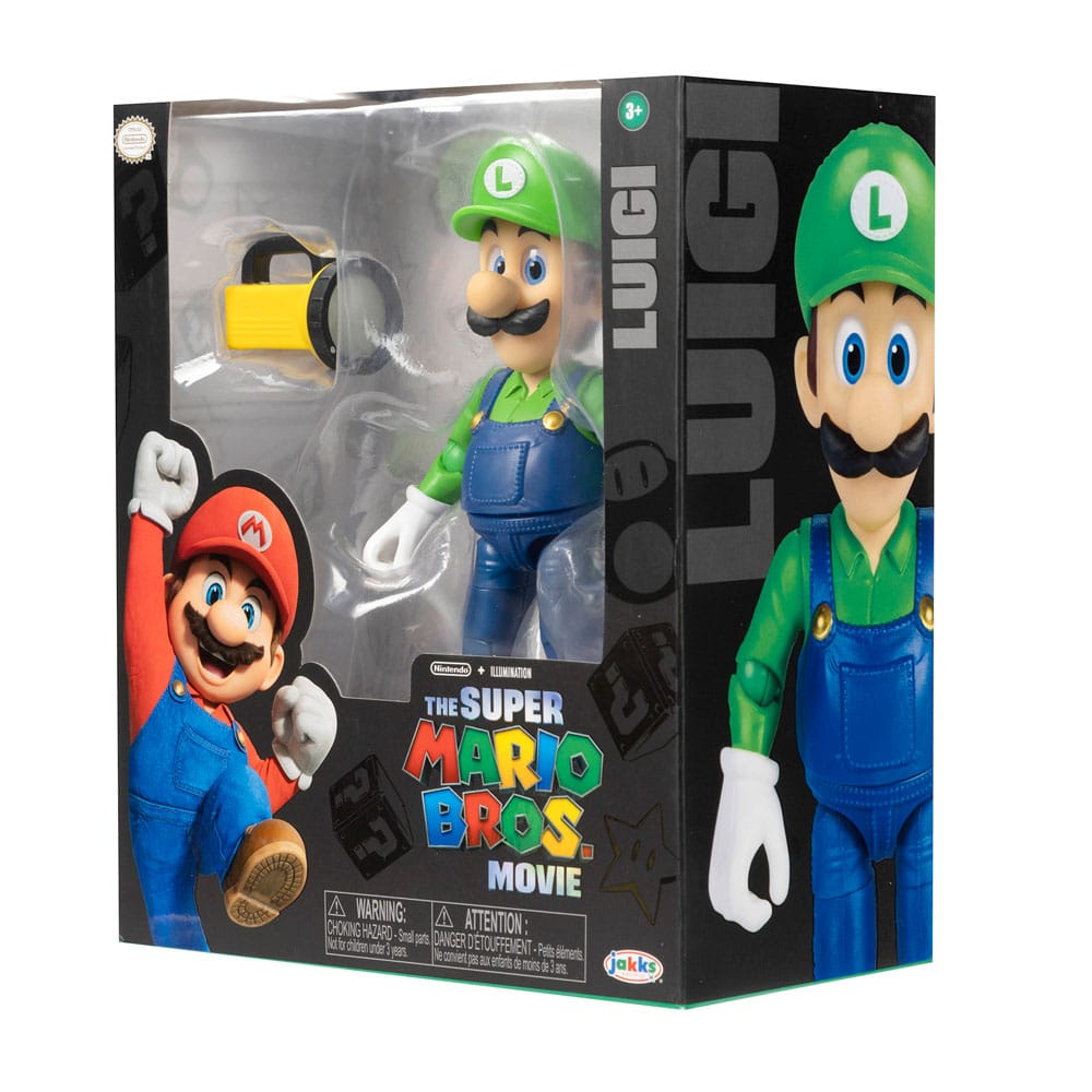 Der Super Mario Bros. Film Actionfigur Luigi 13 cm - Versand: 5-7 Tage nach Bestellung