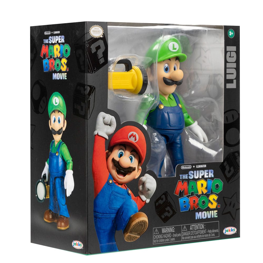 Der Super Mario Bros. Film Actionfigur Luigi 13 cm - Versand: 5-7 Tage nach Bestellung