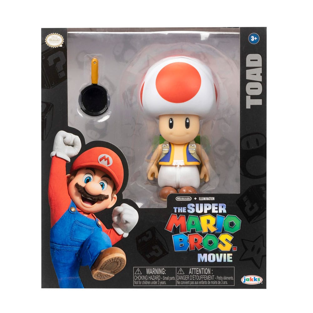 Der Super Mario Bros. Film Actionfigur Toad 13 cm - Versand: 5-7 Tage nach Bestellung
