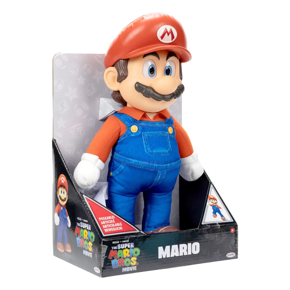 Der Super Mario Bros. Film Plüschfigur Mario 30 cm - Versand: 5-7 Tage nach Bestellung