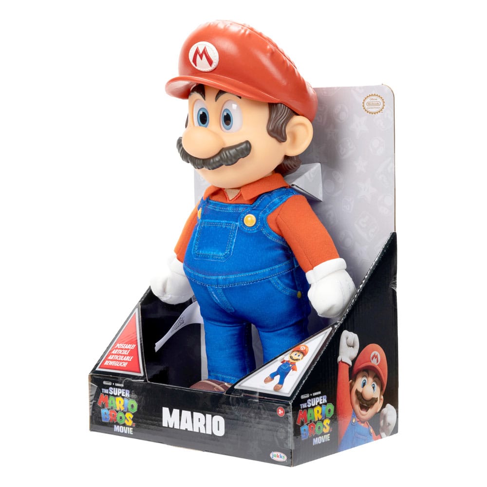 Der Super Mario Bros. Film Plüschfigur Mario 30 cm - Versand: 5-7 Tage nach Bestellung