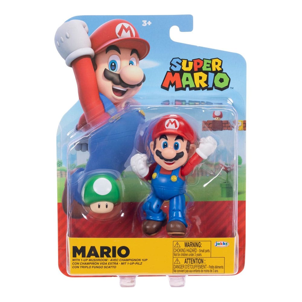 World of Nintendo Minifiguren 5er-Pack Super Mario Wave 40 10 cm Sortiment (6) - Versand: 5-7 Tage nach Bestellung