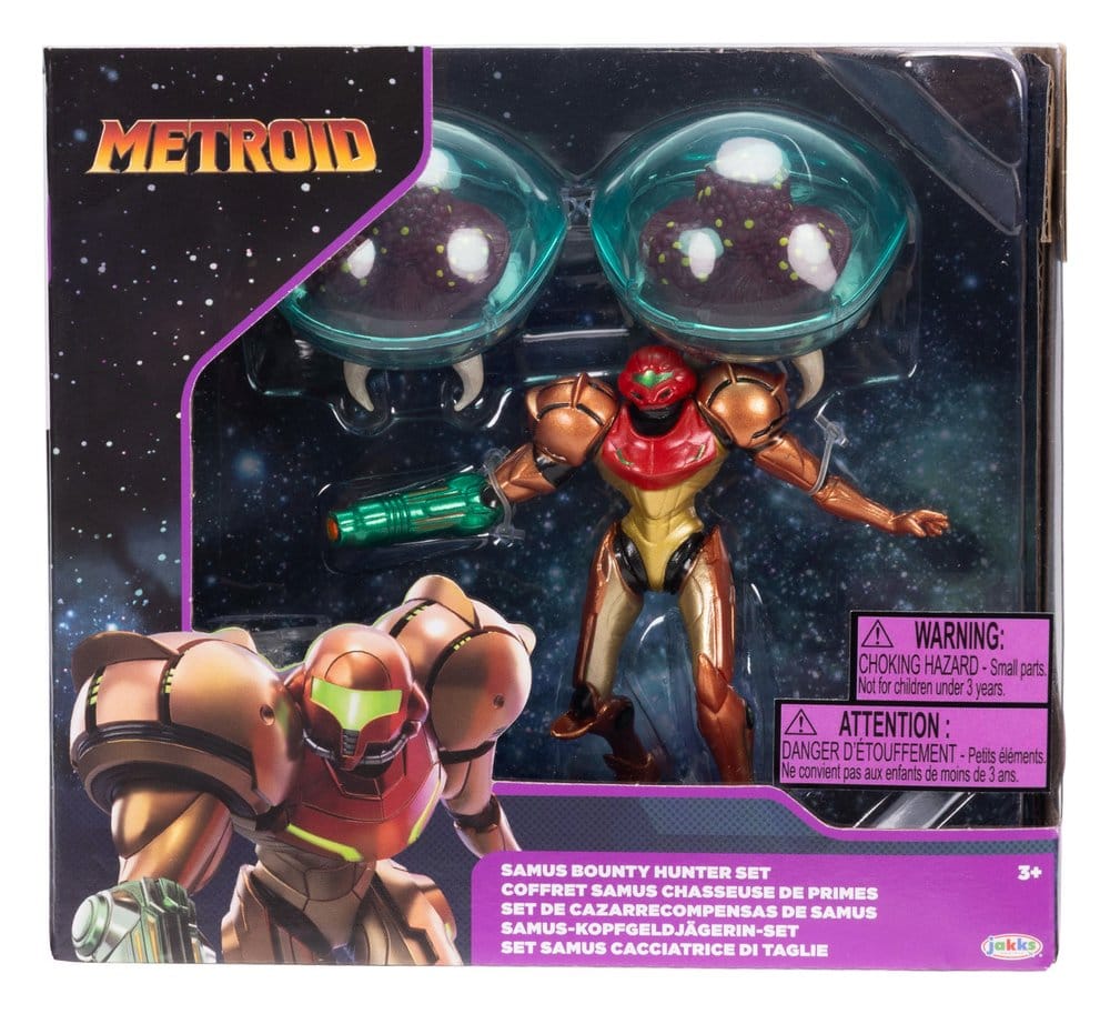 World of Nintendo Metroid Minifiguren 3er-Pack Samus Bounty Hunter 6 cm - Preorder - ETA: 24.06.2026