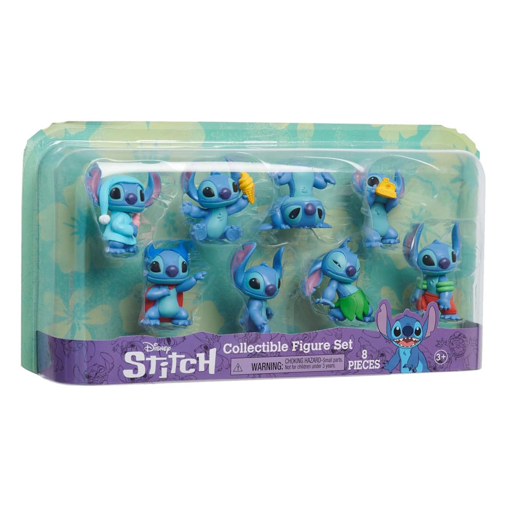 Lilo & Stitch Minifiguren 8er-Pack Stitch Collectible Figure Set 7 cm - Versand: 7 Tage nach Bestellung