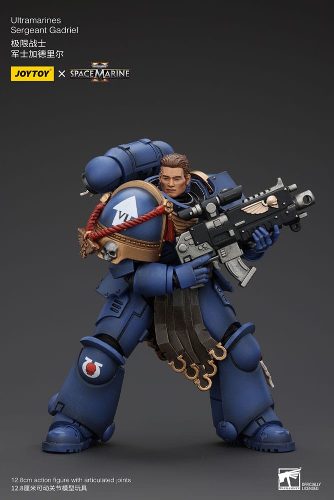 Warhammer 40k Actionfigur 1/18 Uitramarines Sergeant Gadriel 13 cm - Versand: 5-7 Tage nach Bestellung