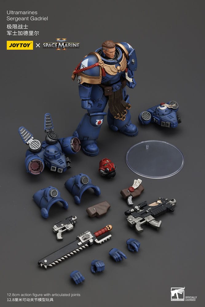 Warhammer 40k Actionfigur 1/18 Uitramarines Sergeant Gadriel 13 cm - Versand: 5-7 Tage nach Bestellung